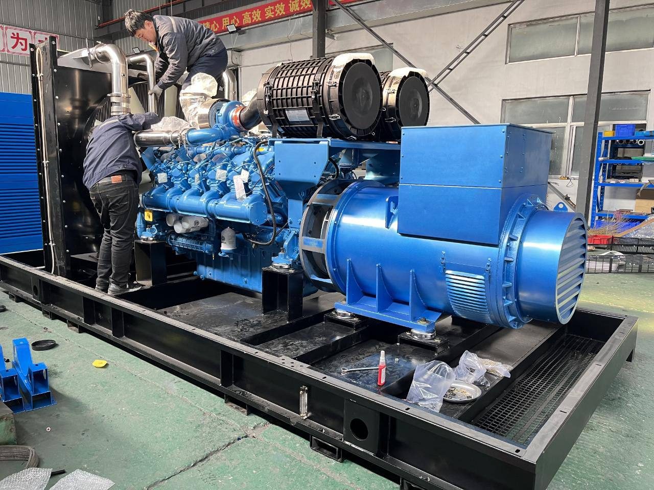 Газопоршневая установка WPG1000 в контейнере — 670 кВт, двигатель Baudouin 12M33G10N0/5