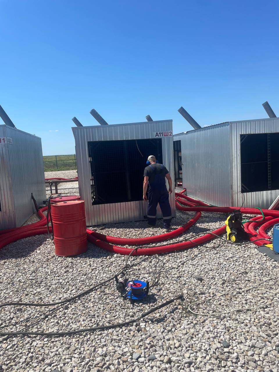 Регламентное обслуживание газопоршневой установки силами службы эксплуатации на объекте